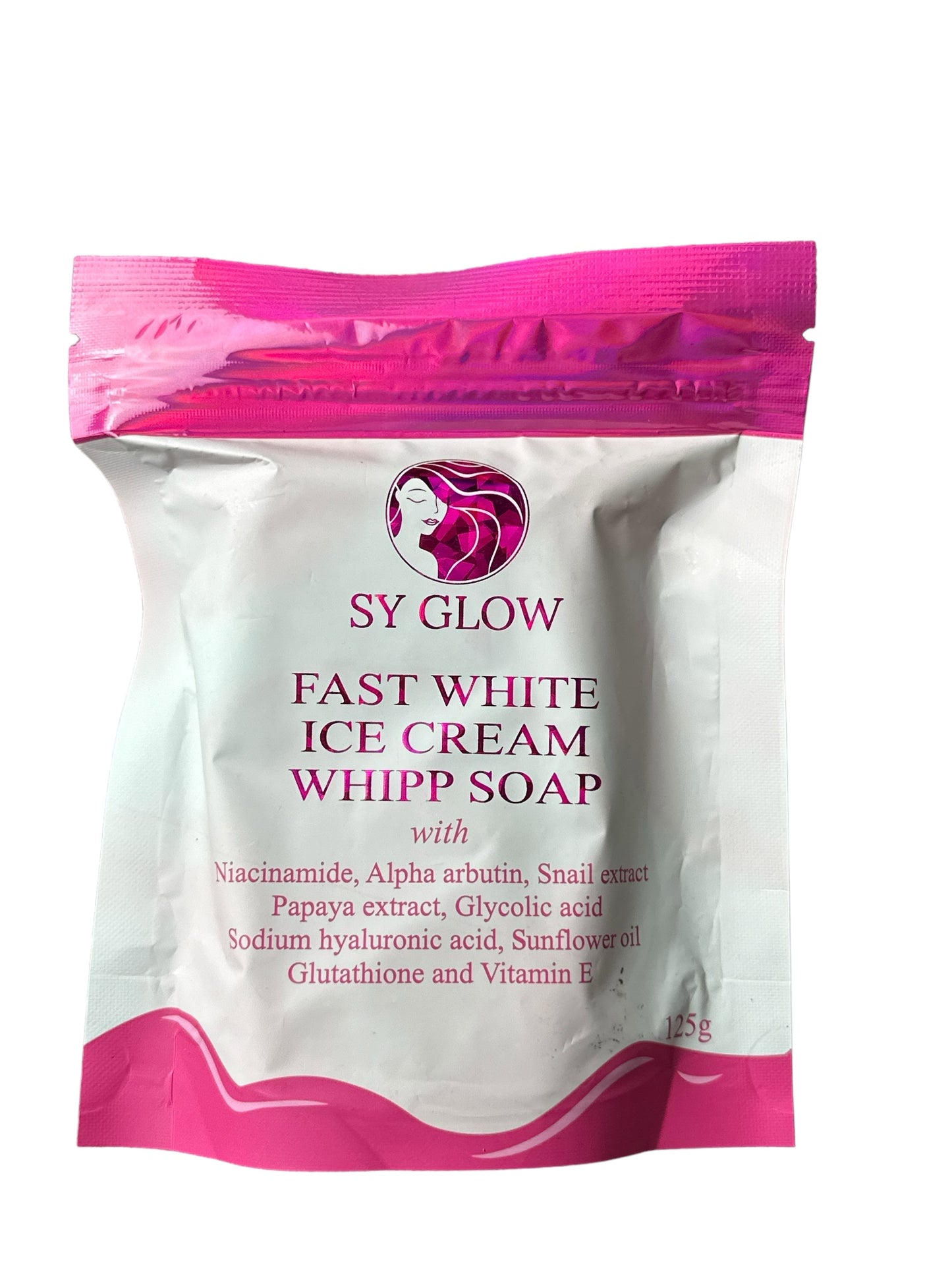 Sy Glow ice cream WHIPP soap