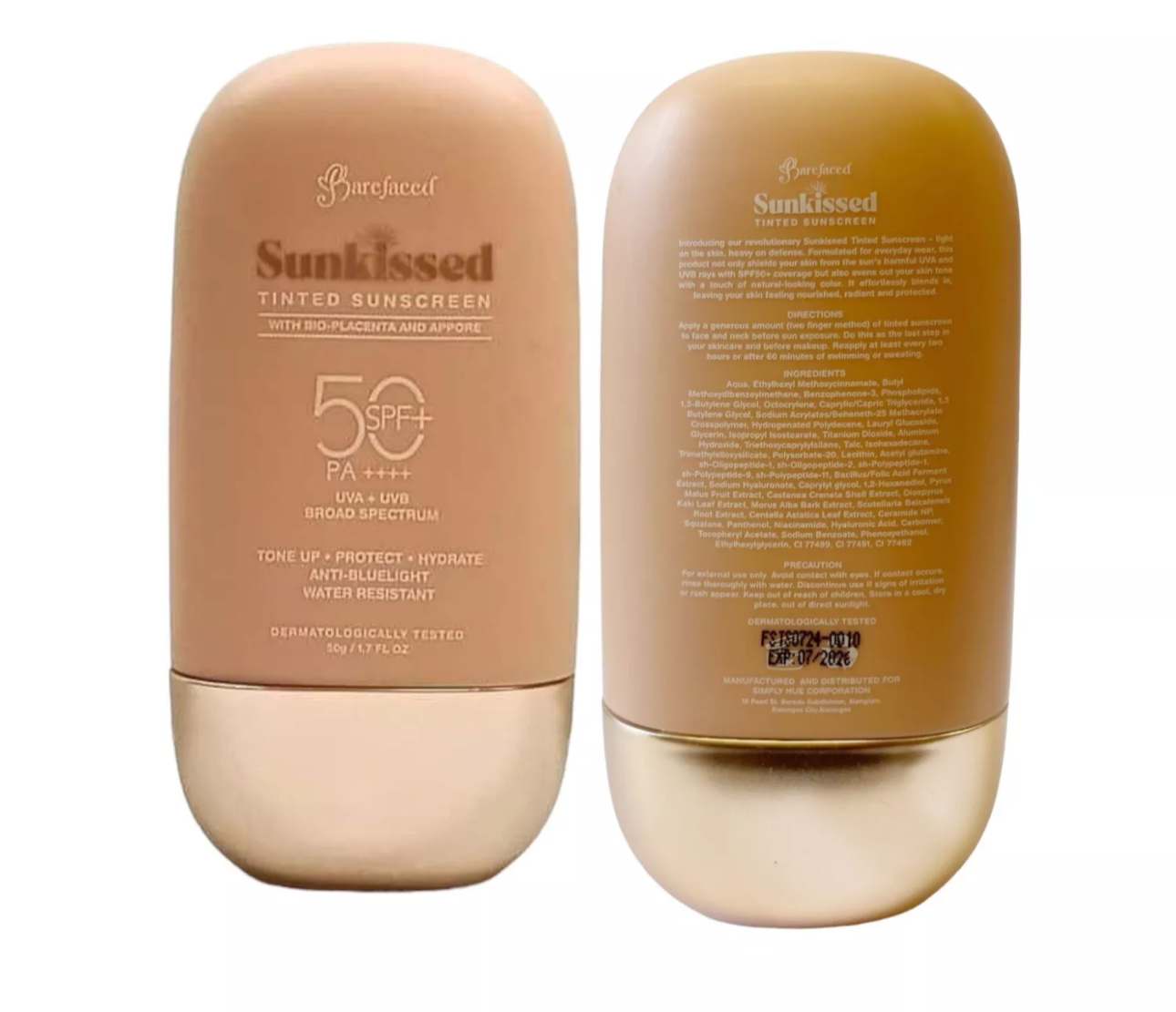 Barefaced Tinted Sunscreen with SPF 50