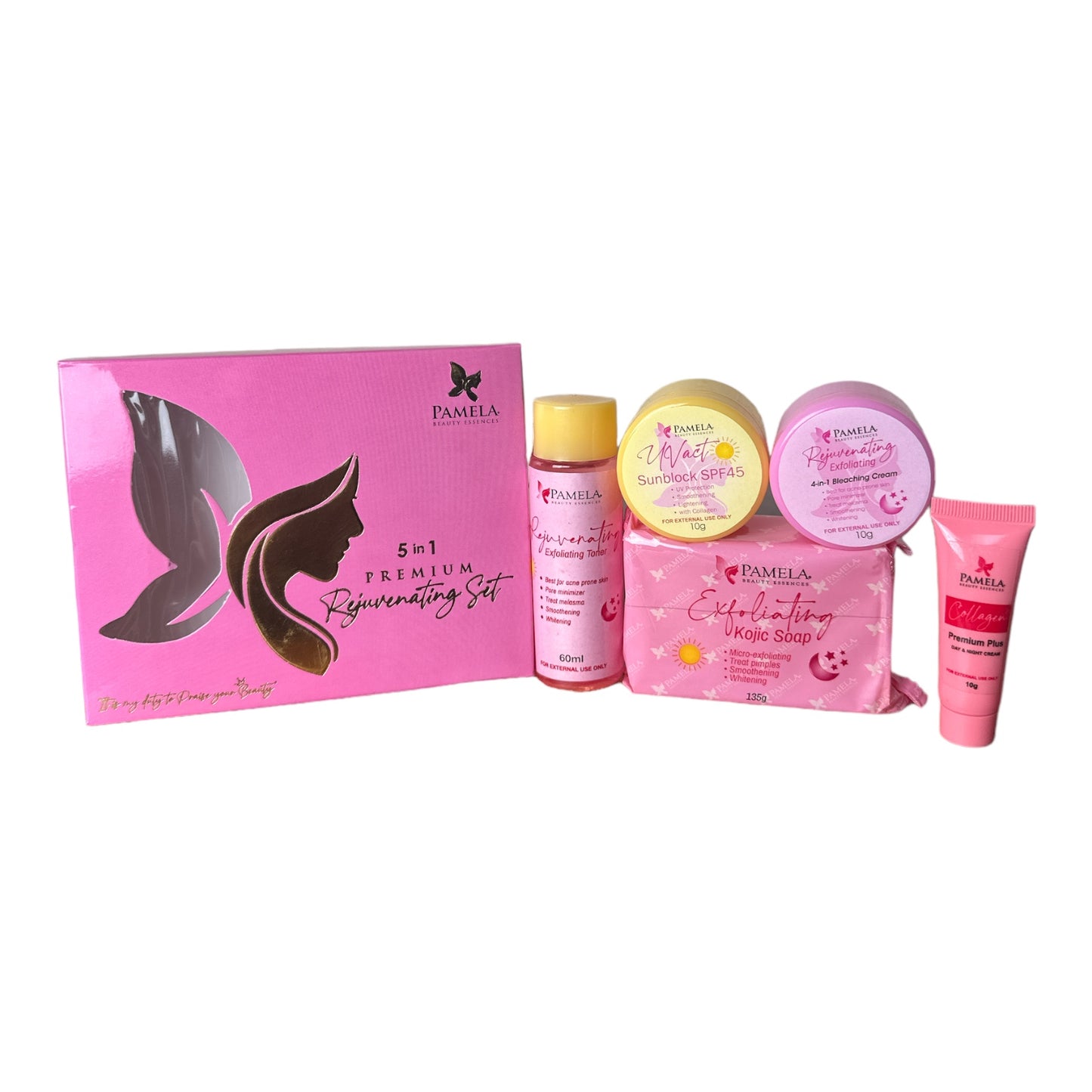 Pamela 5 in 1  premium rejuvenating set