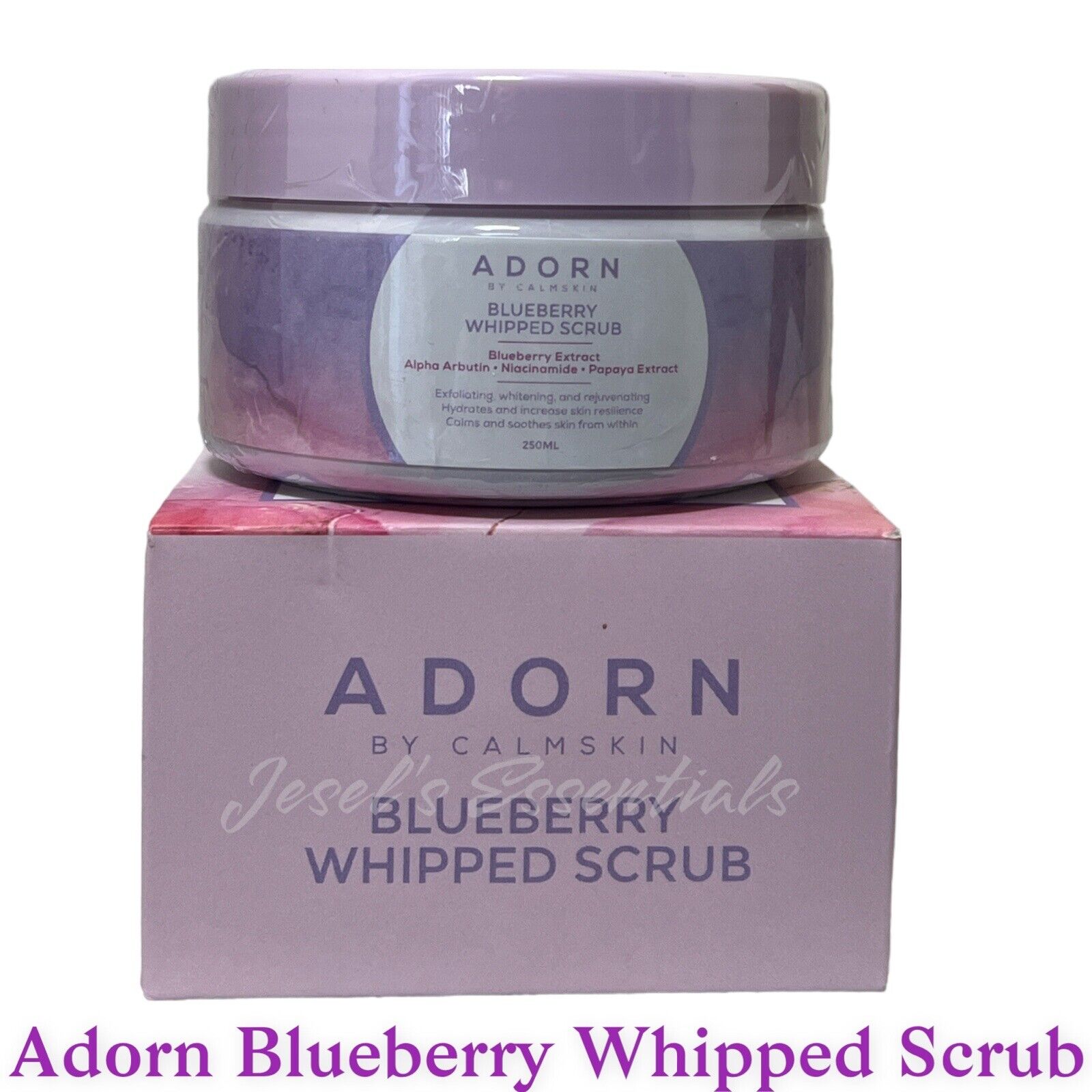 Adorn Blueberry Whipped Scrub 250ml By Calm Skin 250g – Jesel's